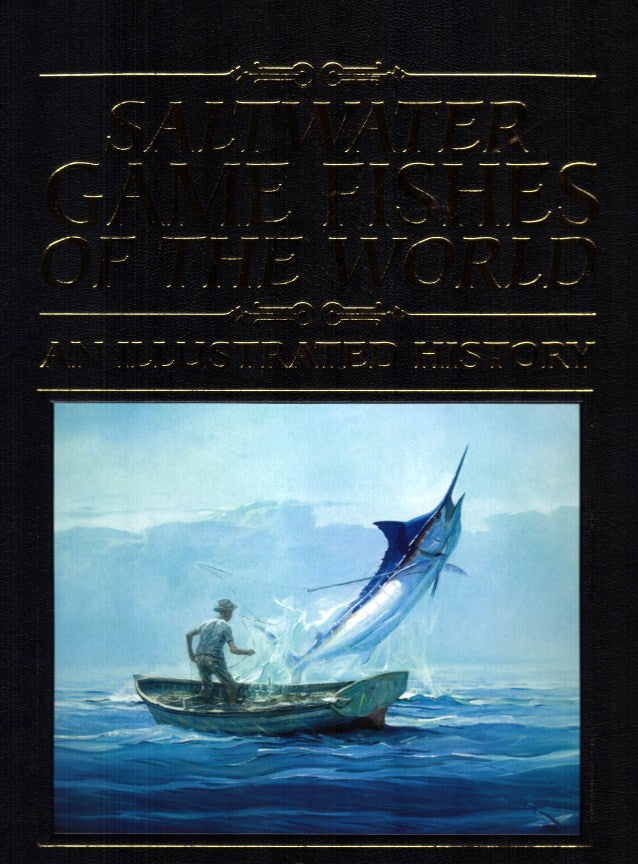 Saltwater Gamefishes of the World, Leather Edition — cover