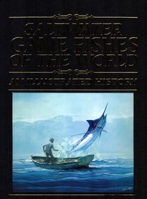 Saltwater Gamefishes of the World, Leather Edition — cover