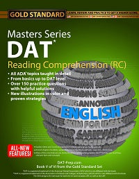 DAT Reading Comprehension Masters Series by Brett Ferdinand — cover