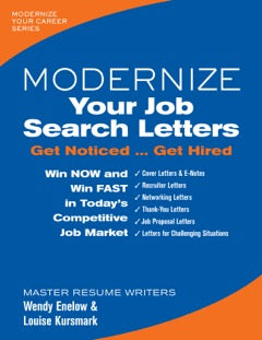Modernize Your Job Search Letters by Wendy Enelow; Louise Kursmark — cover