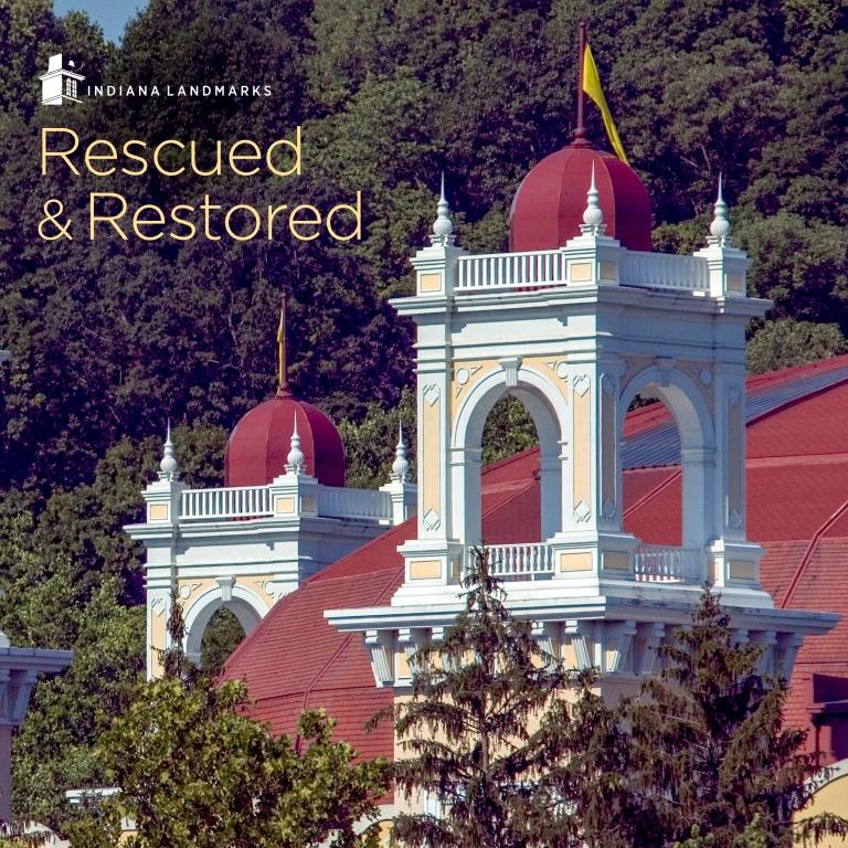 Indiana Landmarks Rescued & Restored — cover