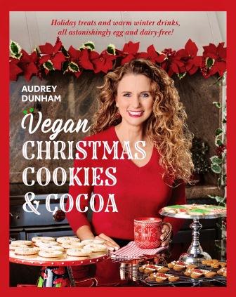 Vegan Christmas Cookies & Cocoa by Audrey Dunham — cover