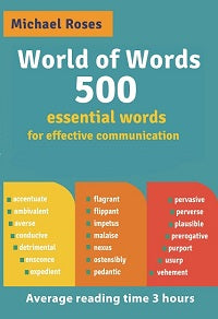 World of Words 500 Essential Words by Michael Roses — cover