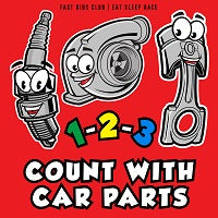 1-2-3 Count with Car Parts by Fast Kids Club — cover