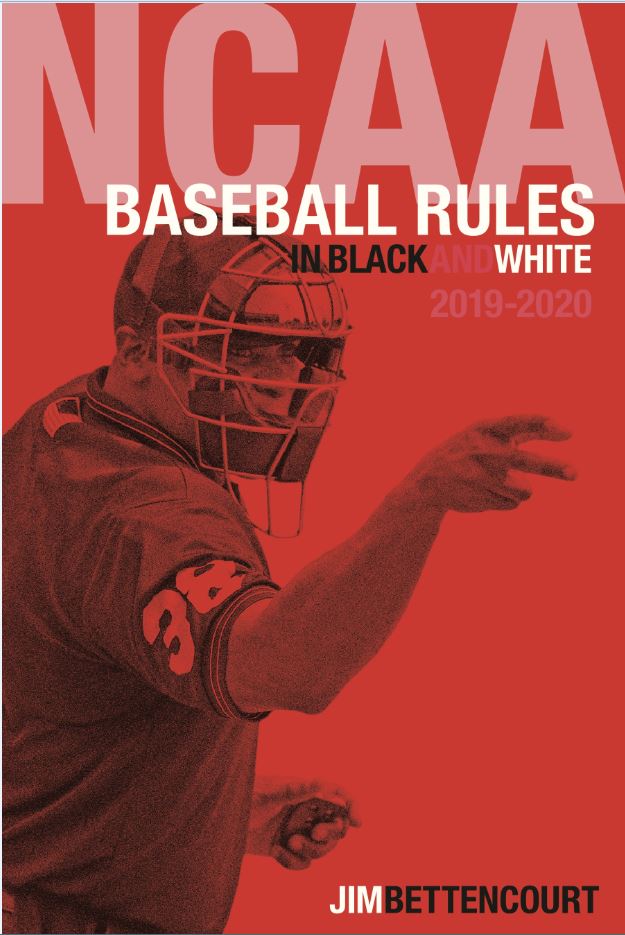 NCAA Baseball Rules in Black and White by Jim Bettencourt — cover
