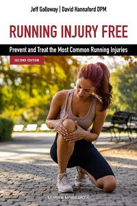 Running Injury Free by Jeff Galloway; David Hannaford — cover