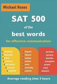 SAT 500 of the Best Words by Michael Roses — cover