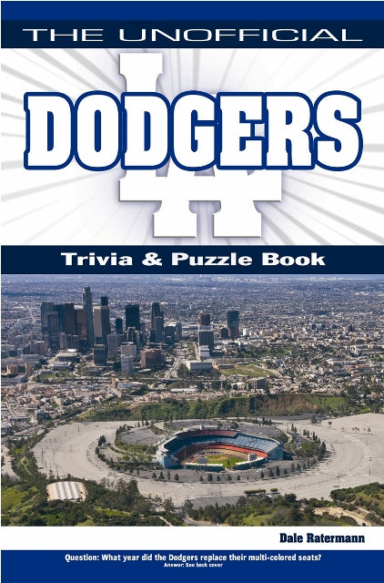 Unofficial Dodgers Trivia by Dale Ratermann — cover